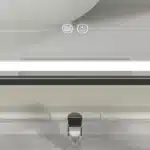 Oglindă LED 100×80 cm cu Ramă Neagră, Shark Design, Iluminare Față + Spate, Dezaburire, Touch, 3 Tipuri de Lumină, IP65 - imagine 8