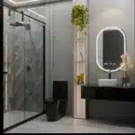 Oglinda LED Ovala, 50x80cm, Eminence MotionGlow Marcello, Sistem Dezaburire, Ceas & Termometru, Dimabila - imagine 6