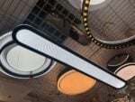 Pendul SMART LED Suspendat 200W Negru, 128 cm, Înălțime Reglabilă Electric din Telecomandă până la 2m, 3 Culori, Dimabil - imagine 4