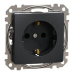 Priză Simplă cu Împământare Schneider Sedna Design SDD114021, 16A, Gri Antracit - imagine 2