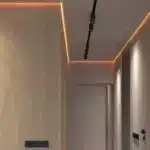 Profil LED Scafă Shadow Gap 2m, Negru, Aluminiu, pentru Tavan și Perete, Canal 16 mm, Dispersor Inclus - imagine 6