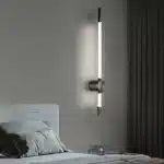 Aplică LED de Perete LINIUS 10W, Negru, 80 cm, 3 Tipuri de Lumină – Caldă, Neutră și Rece, Metal + Acril - imagine 3