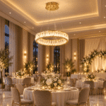 Candelabru LED cu Cristale 98W, Auriu, Ø50 cm, 3 Tipuri de Lumină, Intensitate Reglabilă, Înălțime 40–70 cm - imagine 3