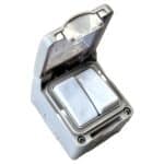 Comutator Dublu AG IP55, 10A, 250V, Montaj Aparent, Plastic Ignifug, Tip Antigron - imagine 5