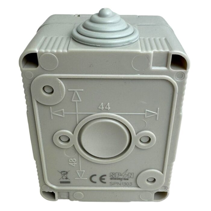 Întrerupător Simplu AG cu Capac IP55, 10A, 250V, Montaj Aparent, Plastic Ignifug, Tip Antigron - imagine 6