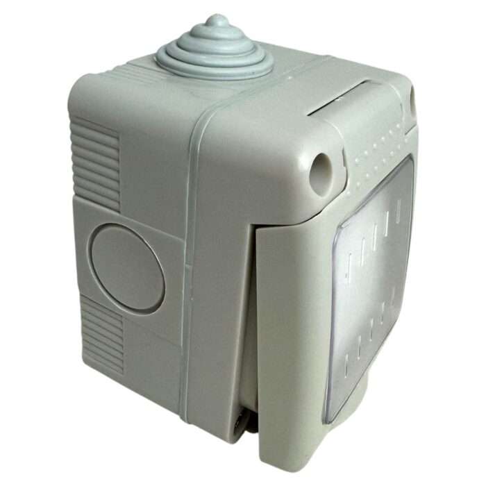 Întrerupător Simplu AG cu Capac IP55, 10A, 250V, Montaj Aparent, Plastic Ignifug, Tip Antigron - imagine 3