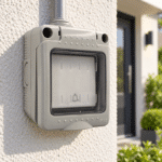 Întrerupător Sonerie AG IP55, 10A, 250V, Montaj Aparent, Plastic Ignifug, Tip Antigron