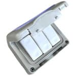 Întrerupător Triplu AG IP55, 10A, 250V, Montaj Aparent, Plastic Ignifug, Tip Antigron - imagine 4