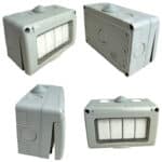 Întrerupător Cvadruplu AG IP55, 10A, 250V, Montaj Aparent, Plastic Ignifug, Tip Antigron - imagine 6