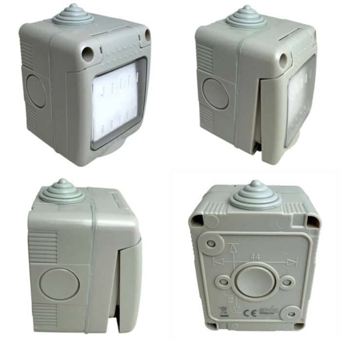 Întrerupător Cap Scară AG IP55, 10A, 250V, Montaj Aparent, Plastic Ignifug, Tip Antigron - imagine 6