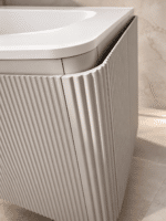 Set Mobilier Baie LED 100 cm cu Lavoar Ceramic și Dulap cu Oglindă LED, Gri Deschis - imagine 7