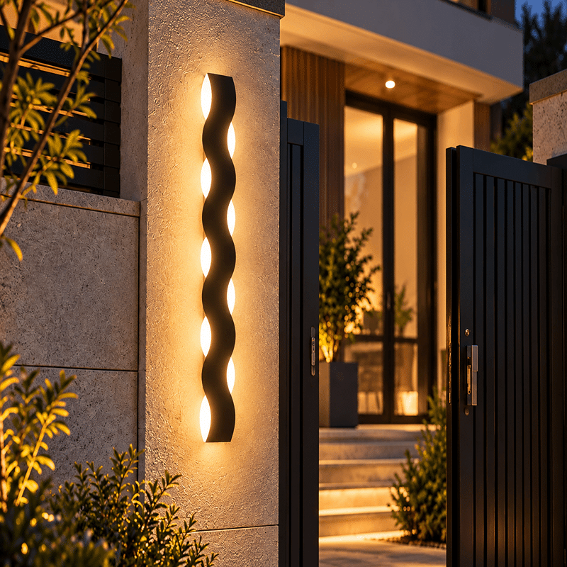 Aplică LED Exterior 120 cm, 29W, 3000K Lumină Caldă, IP65 (4) Aplică LED Exterior 120 cm, 29W, 3000K Lumină Caldă, IP65 - imagine 1