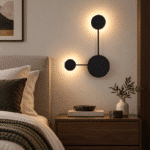 Aplică LED Lines, 20W, Negru, Lumină Neutră, Design Modern