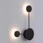 Aplică LED Lines, 20W, Negru, Lumină Neutră, Design Modern - imagine 3