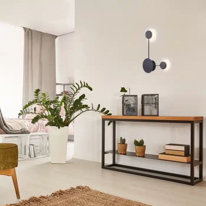 Aplică LED Lines, 20W, Negru, Lumină Neutră, Design Modern - imagine 7