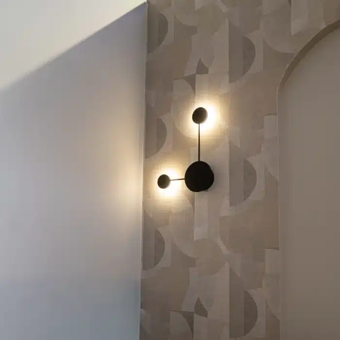 Aplică LED Lines, 20W, Negru, Lumină Neutră, Design Modern - imagine 6