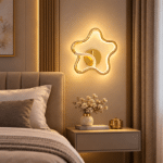 Aplică LED Stea, 32W, Auriu, 3 Tipuri de Lumină, 3000K/4000K/6000K