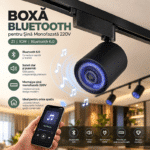 Boxă Bluetooth pentru Șină Monofazată 220V Z1, 10W, Bluetooth 6.0, Negru