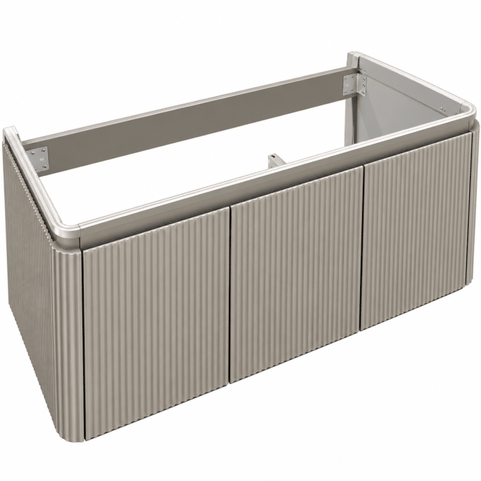 Set Mobilier Baie LED 100 cm cu Lavoar Ceramic și Dulap cu Oglindă LED, Gri Deschis - imagine 12
