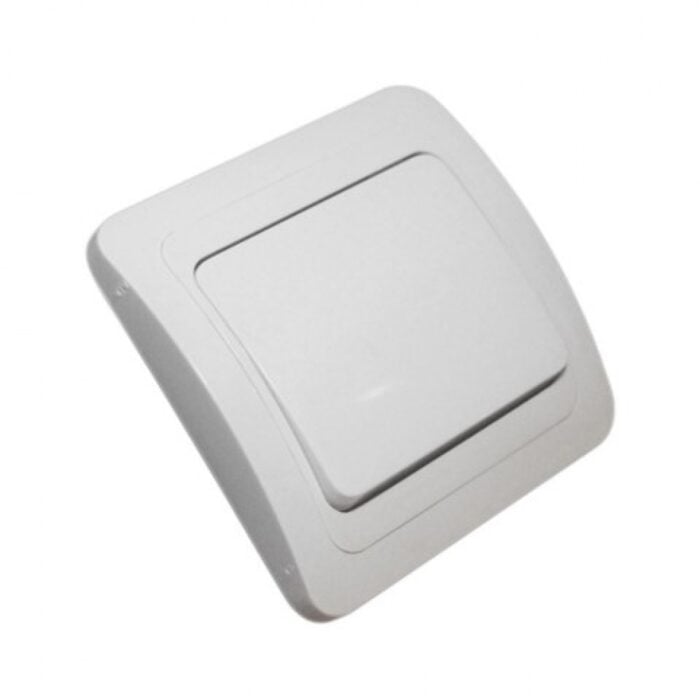 Întrerupător Simplu SPIN, Montaj Încastrat, Contact Argint, 250V/10A, IP20 - imagine 2