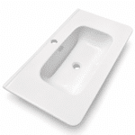 Set Mobilier Baie LED 100 cm cu Lavoar Ceramic și Dulap cu Oglindă LED, Gri Deschis - imagine 15