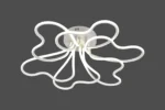 Lustra LED FLORA 240W Ø72cm cu Telecomanda, Lumina Reglabila si 3 Temperaturi de Culoare - imagine 4